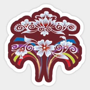 beautyful art designs Sticker